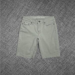 Light Gray Calvin Klein Denim Shorts